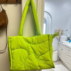 Thirty Years Tote in Turf - Highlighter Green
